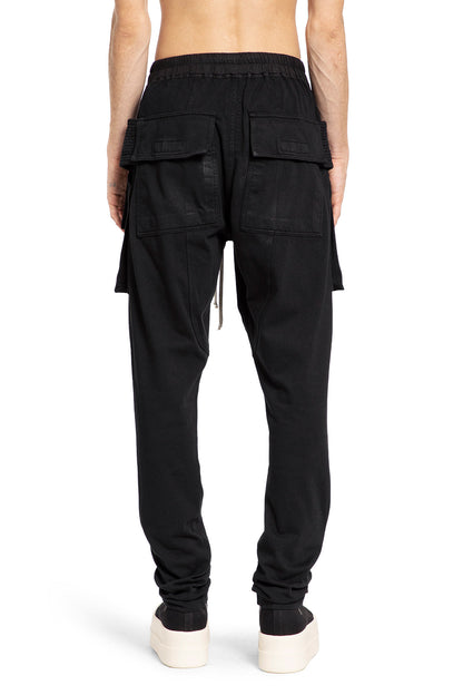 RICK OWENS DRKSHDW MAN BLACK TROUSERS