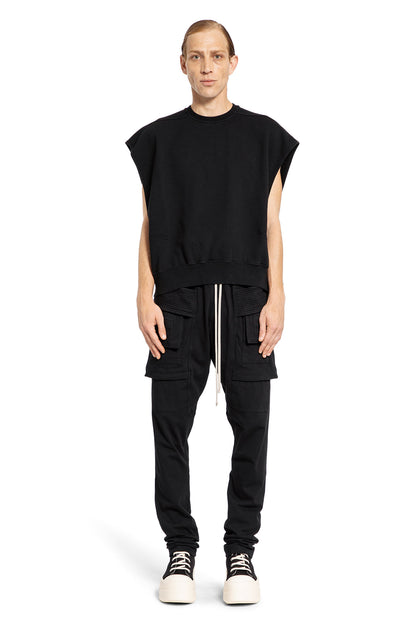 RICK OWENS DRKSHDW MAN BLACK TROUSERS