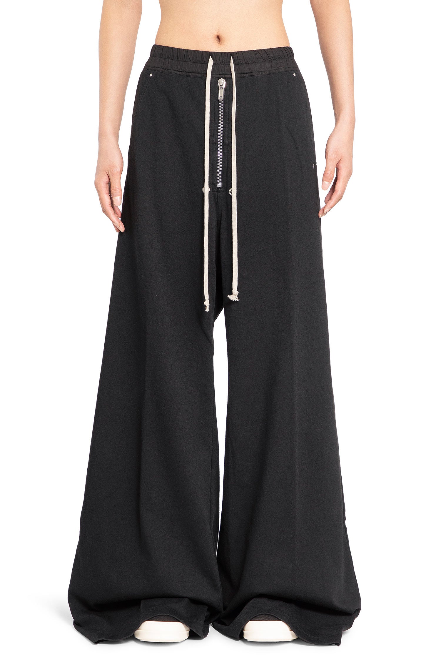 RICK OWENS DRKSHDW MAN BLACK TROUSERS