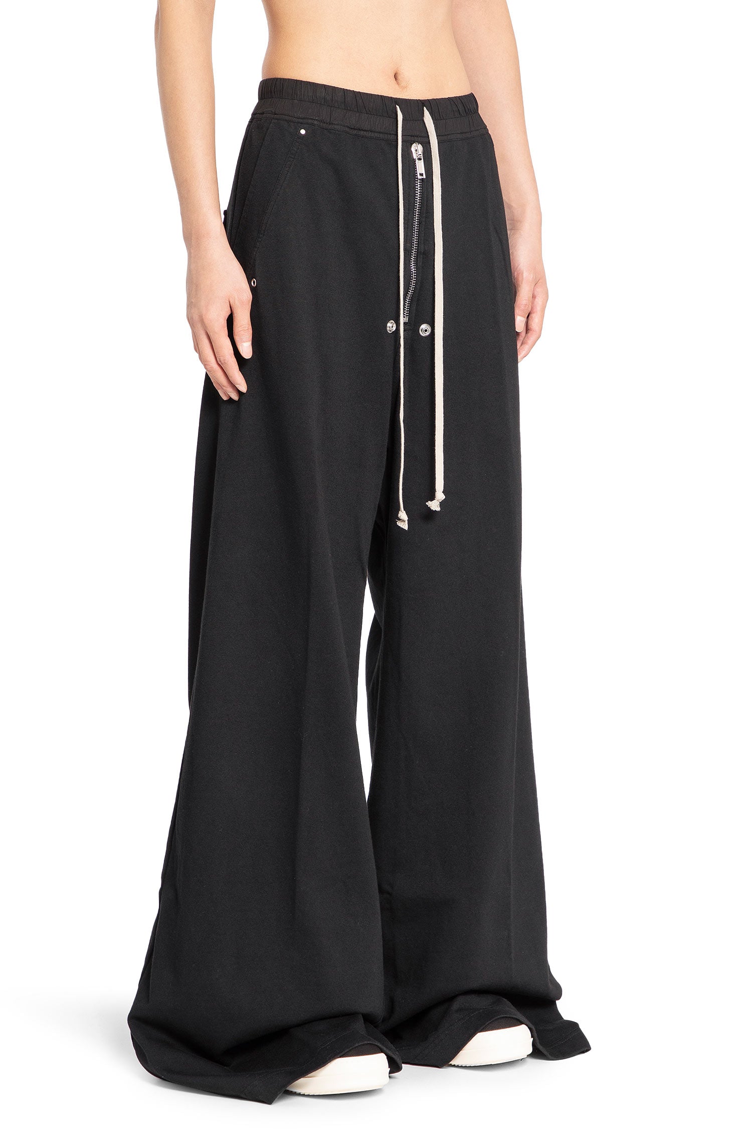 RICK OWENS DRKSHDW MAN BLACK TROUSERS