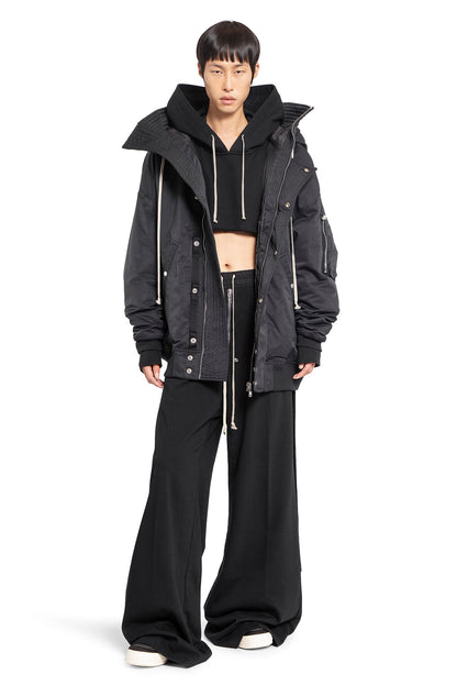 RICK OWENS DRKSHDW MAN BLACK TROUSERS