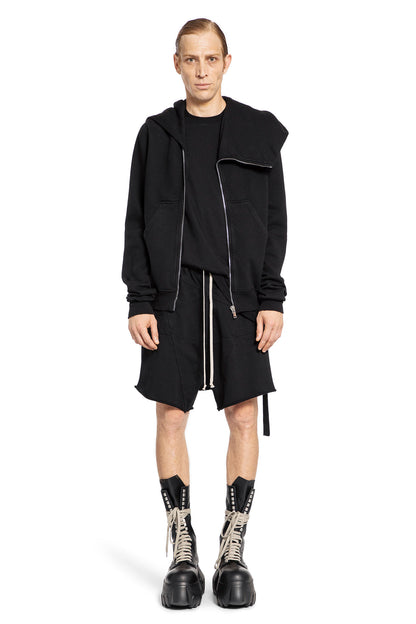 RICK OWENS DRKSHDW MAN BLACK SHORTS & SKIRTS