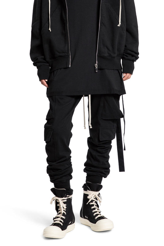 RICK OWENS DRKSHDW MAN BLACK TROUSERS