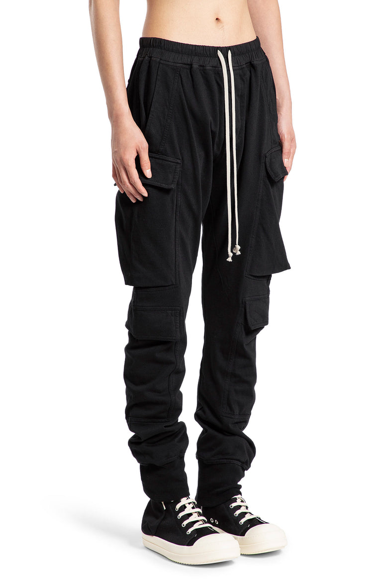 RICK OWENS DRKSHDW MAN BLACK TROUSERS