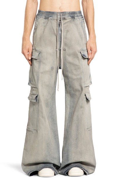 Antonioli RICK OWENS DRKSHDW MAN BLUE TROUSERS