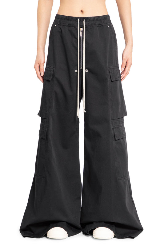 RICK OWENS DRKSHDW MAN BLACK TROUSERS