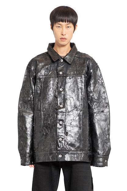 Antonioli RICK OWENS DRKSHDW MAN BLACK JACKETS