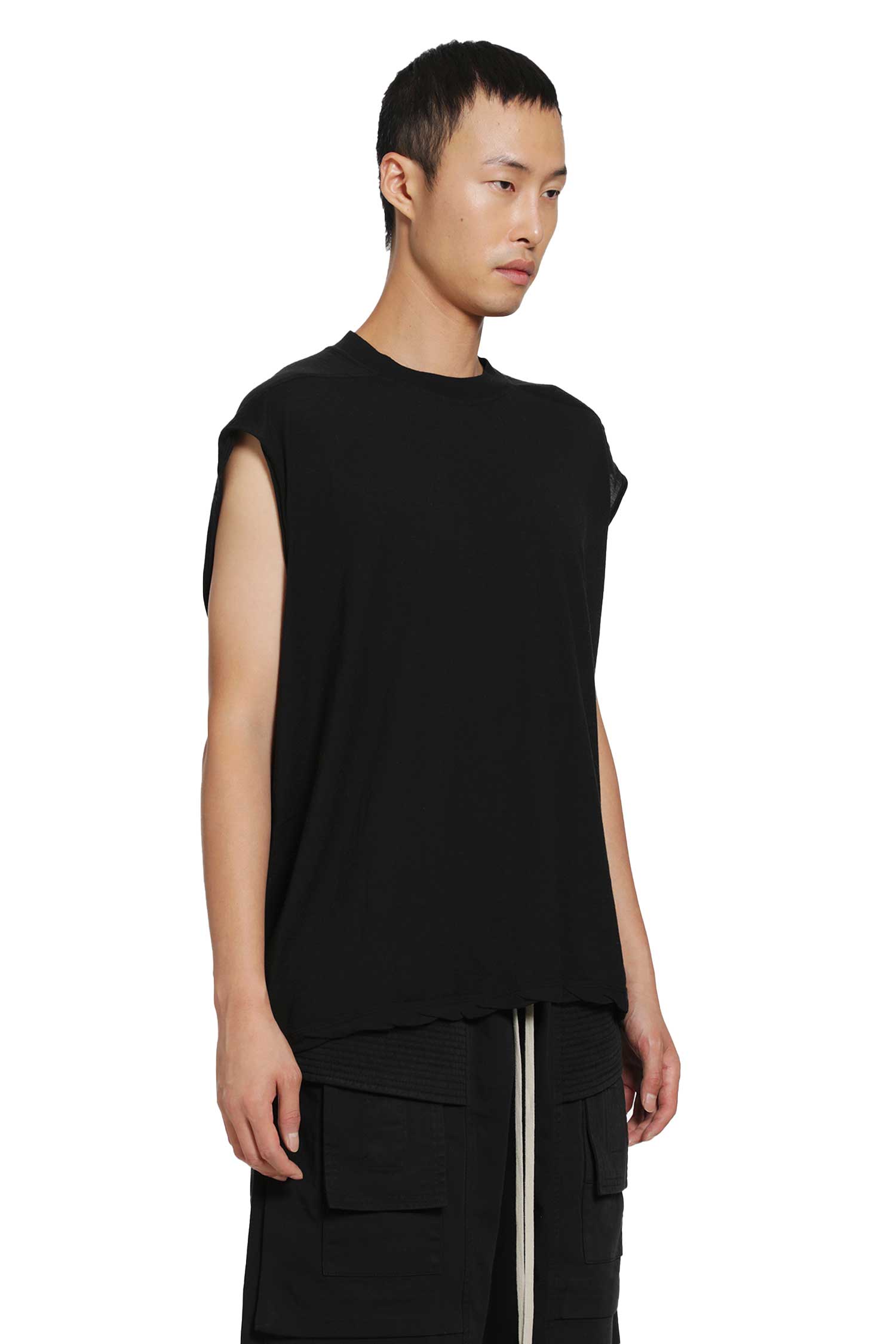RICK OWENS DRKSHDW Tower Cropped Tarp T man