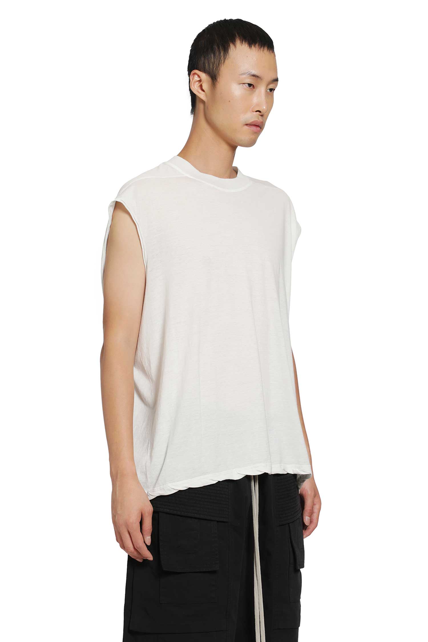 RICK OWENS DRKSHDW Tower Cropped Tarp T man