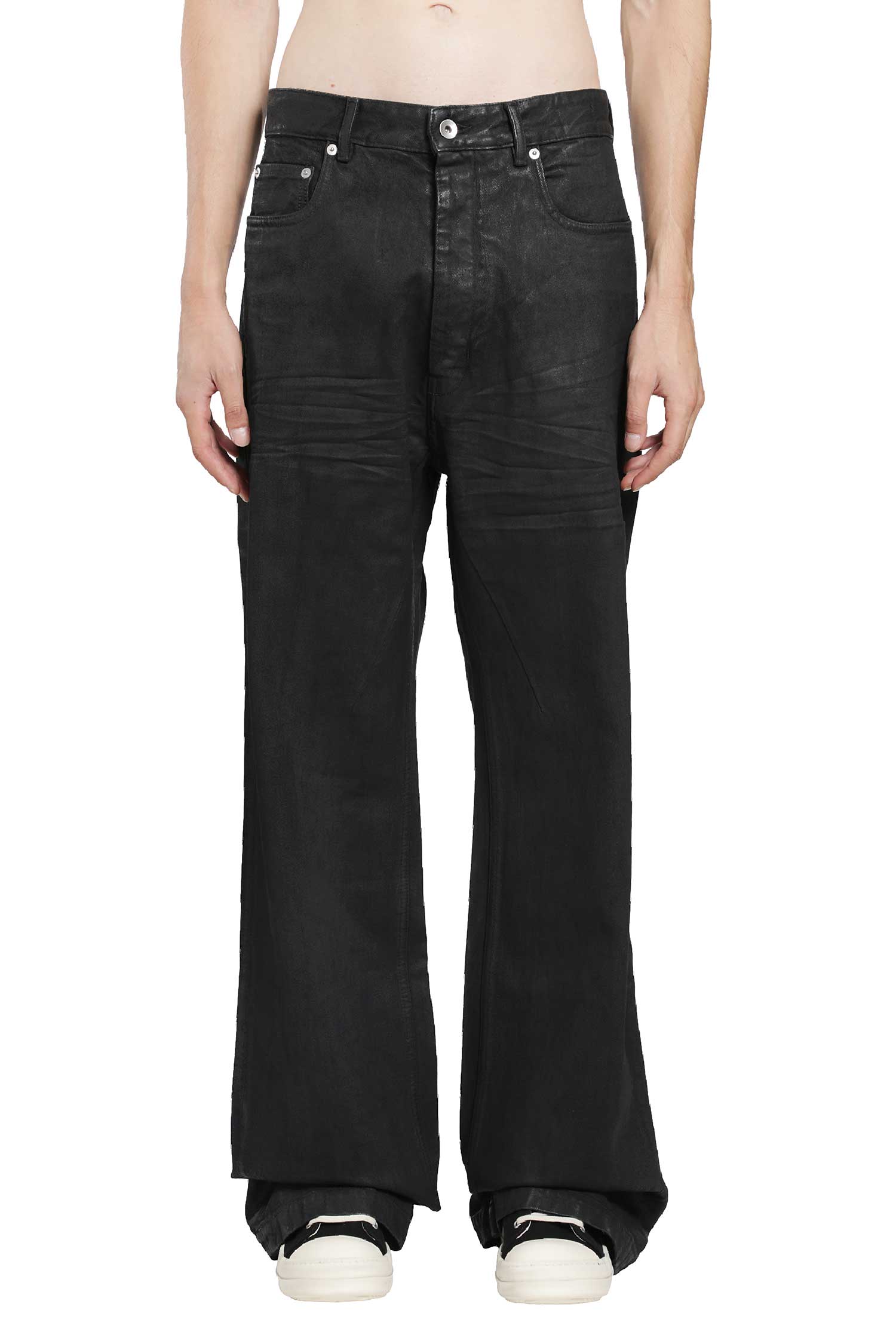 RICK OWENS DRKSHDW Tower Geth Jeans in 13oz Wax Denim man