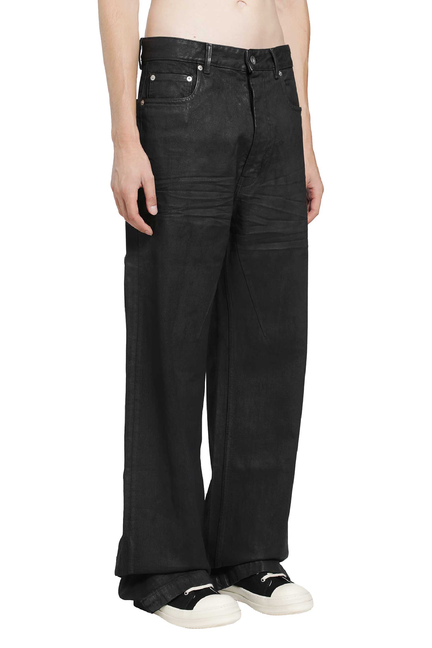 RICK OWENS DRKSHDW Tower Geth Jeans in 13oz Wax Denim man