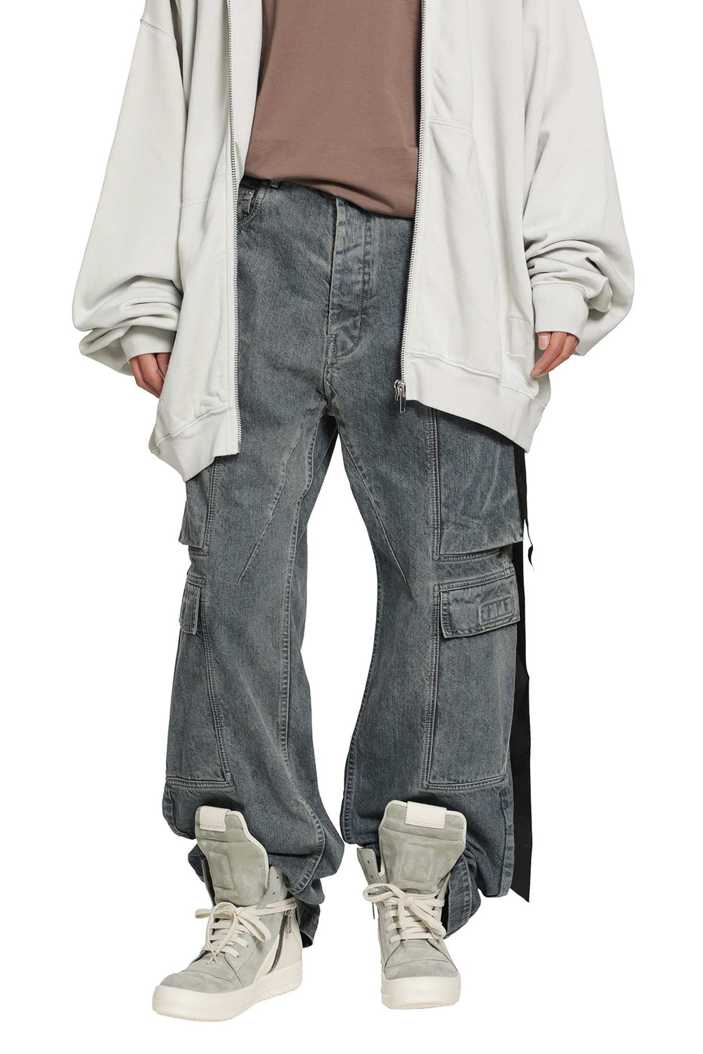 RICK OWENS DRKSHDW Tower Cargo Jeans man