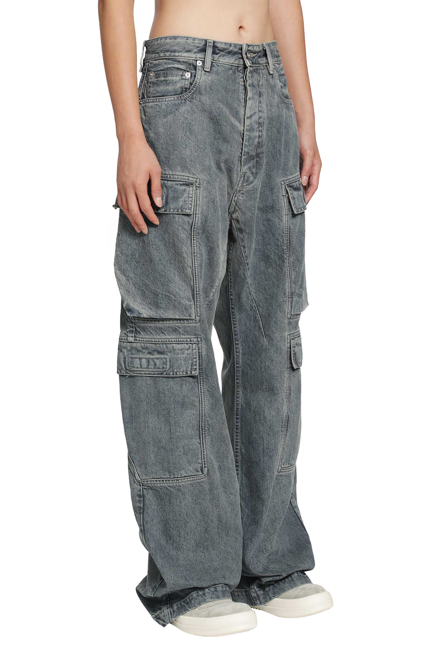 RICK OWENS DRKSHDW Tower Cargo Jeans man