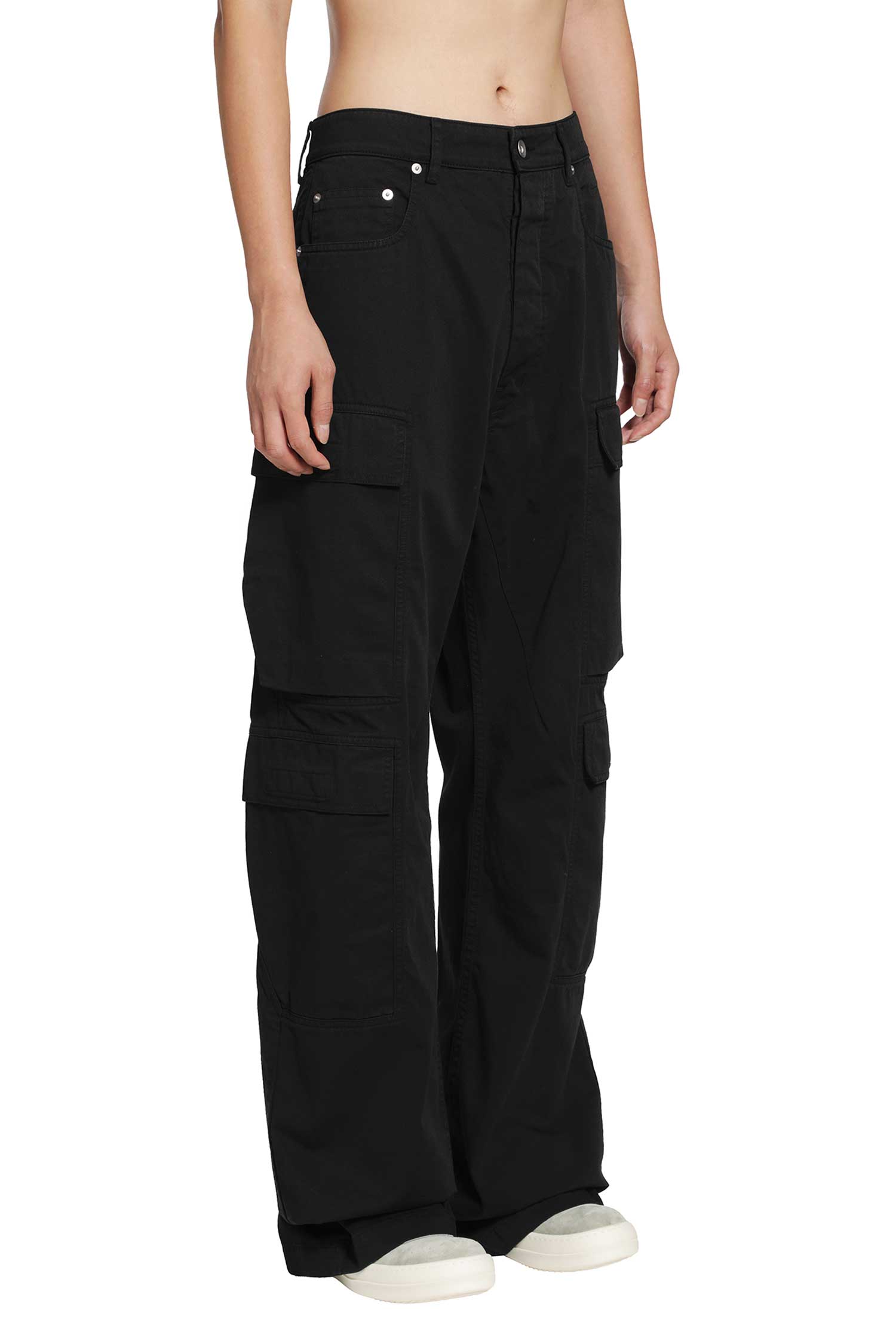 Tower Double Cargo Jeans in Cotton Twill