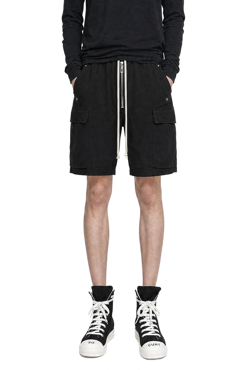 RICK OWENS DRKSHDW Tower Cargobela Shorts man