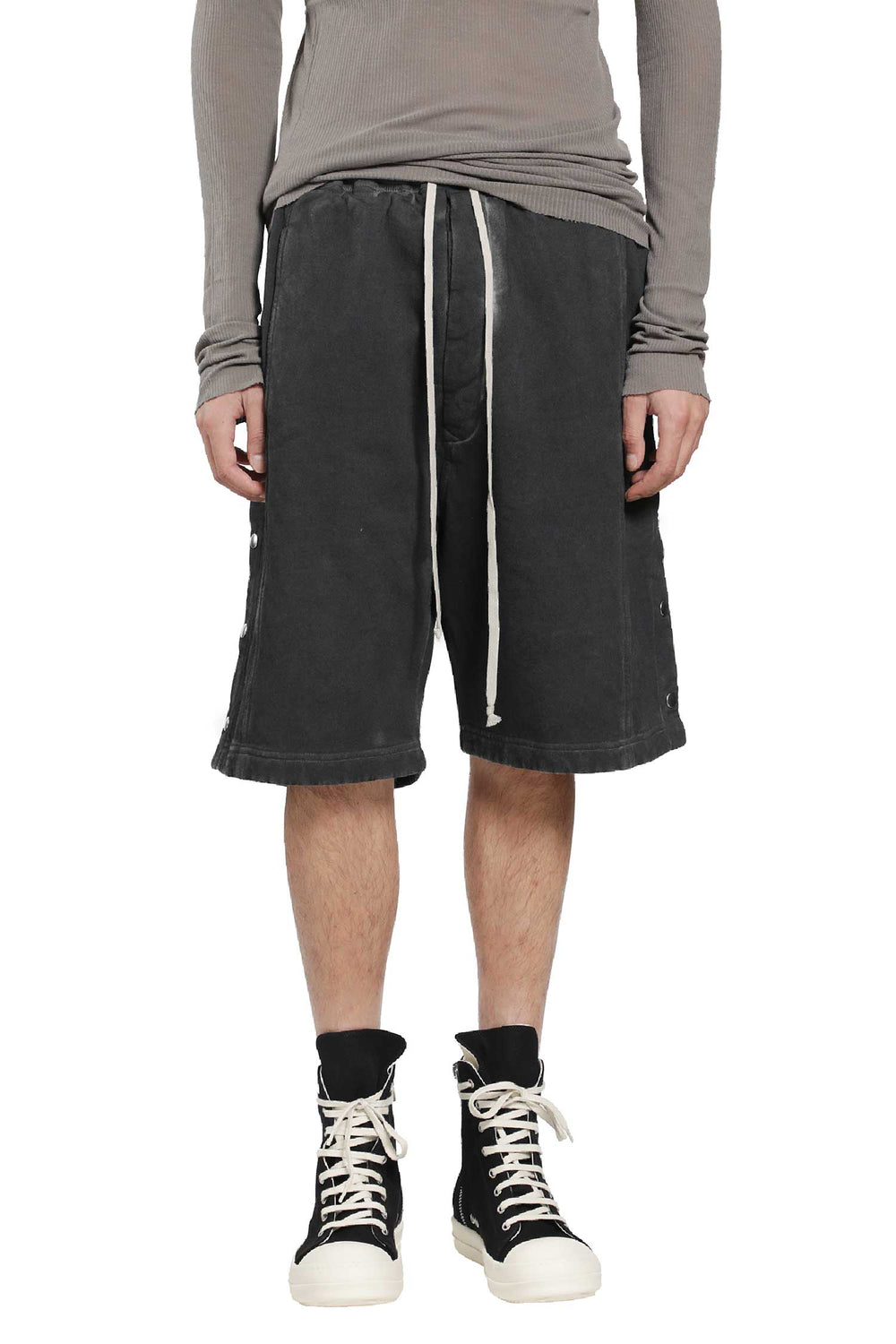 RICK OWENS DRKSHDW Tower Wide Pusher Shorts man