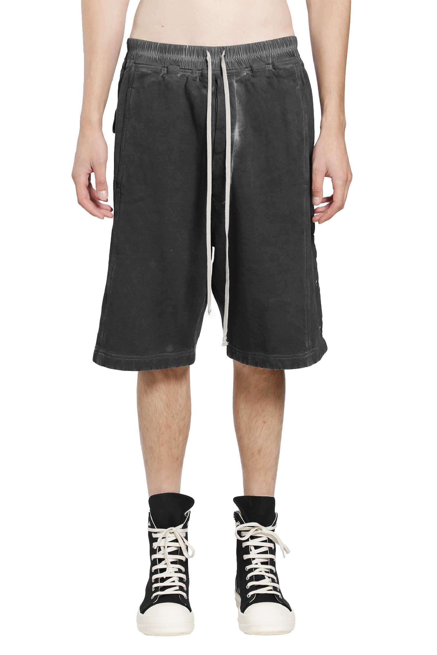 RICK OWENS DRKSHDW Tower Wide Pusher Shorts man