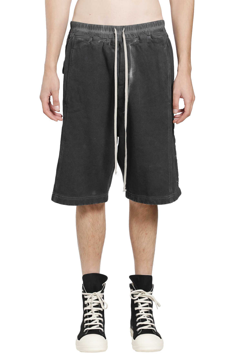 RICK OWENS DRKSHDW Tower Wide Pusher Shorts man