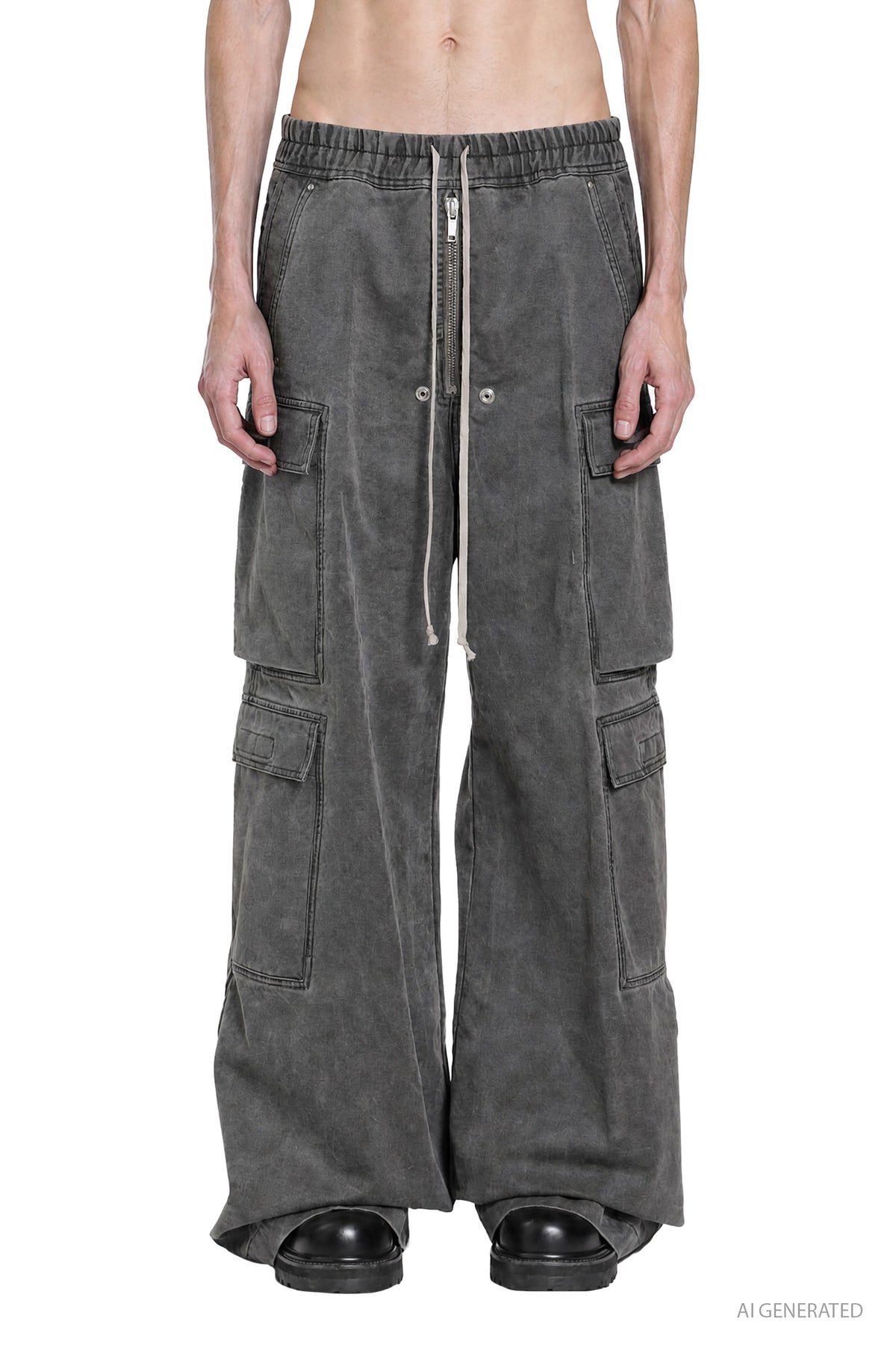RICK OWENS DRKSHDW Tower Double Cargo Jumbo Belas man