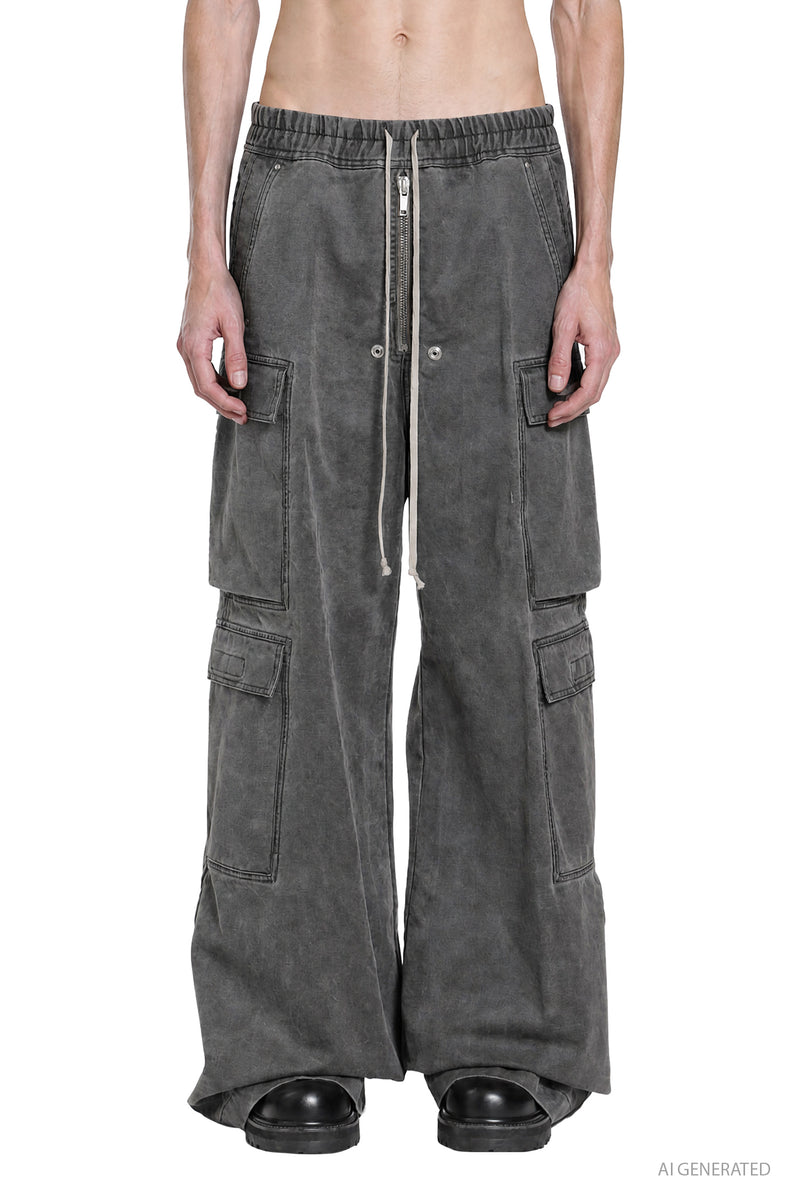 RICK OWENS DRKSHDW Tower Double Cargo Jumbo Belas man