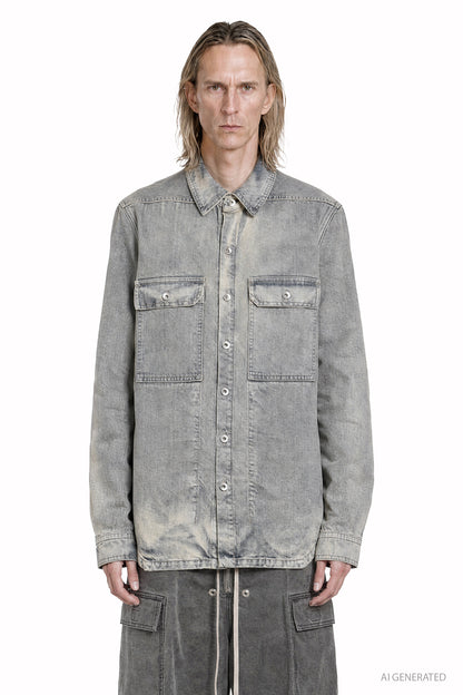 Tower Outershirt in 13oz Denim