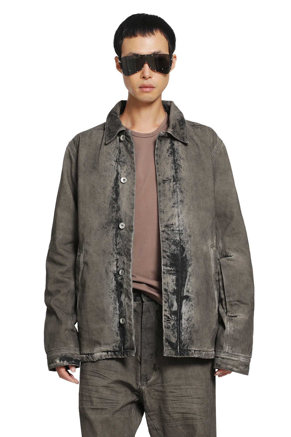 RICK OWENS DRKSHDW Tower Brad in 13oz Wash Denim man