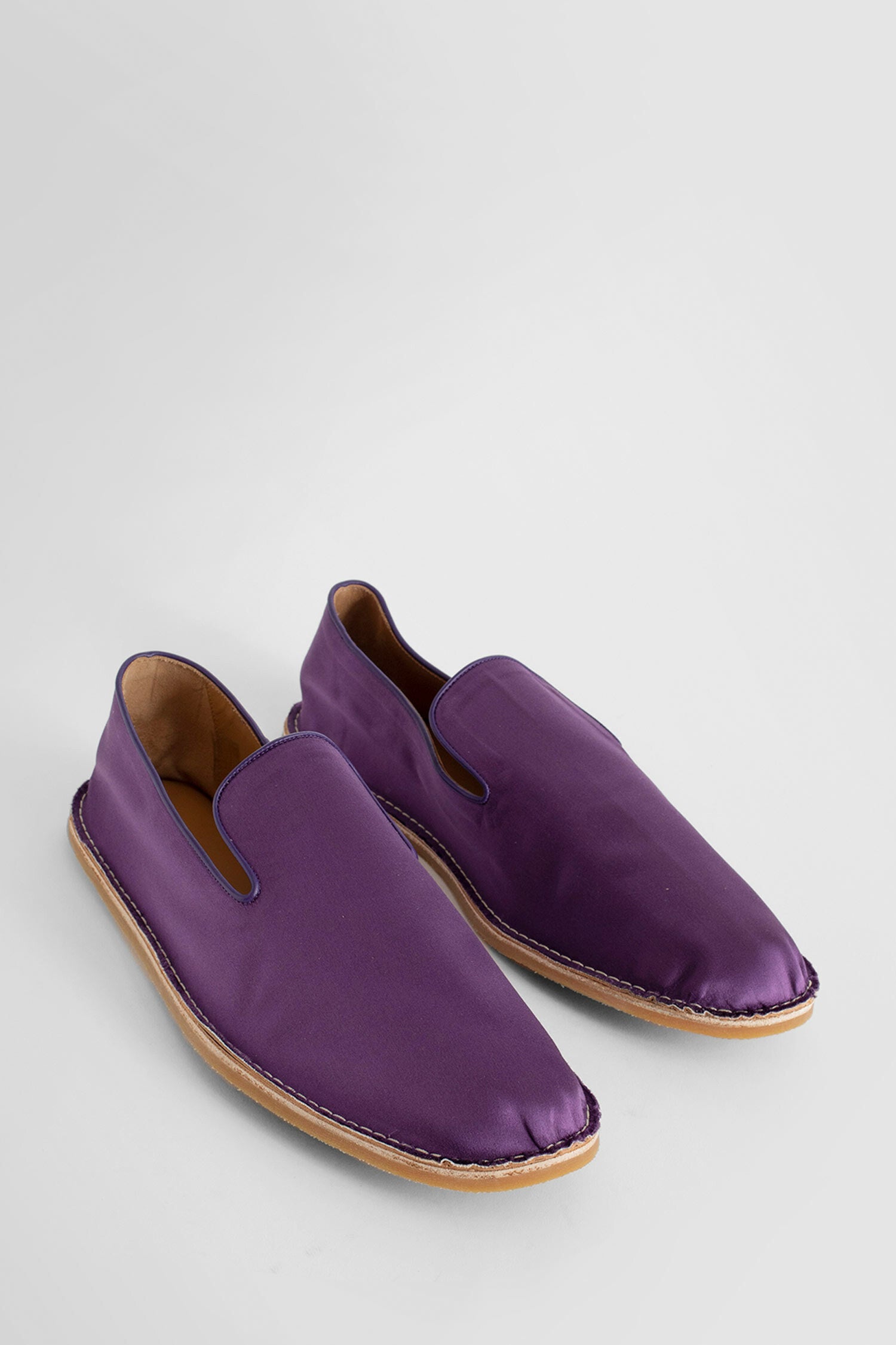 DRIES VAN NOTEN MAN PURPLE LOAFERS & FLATS