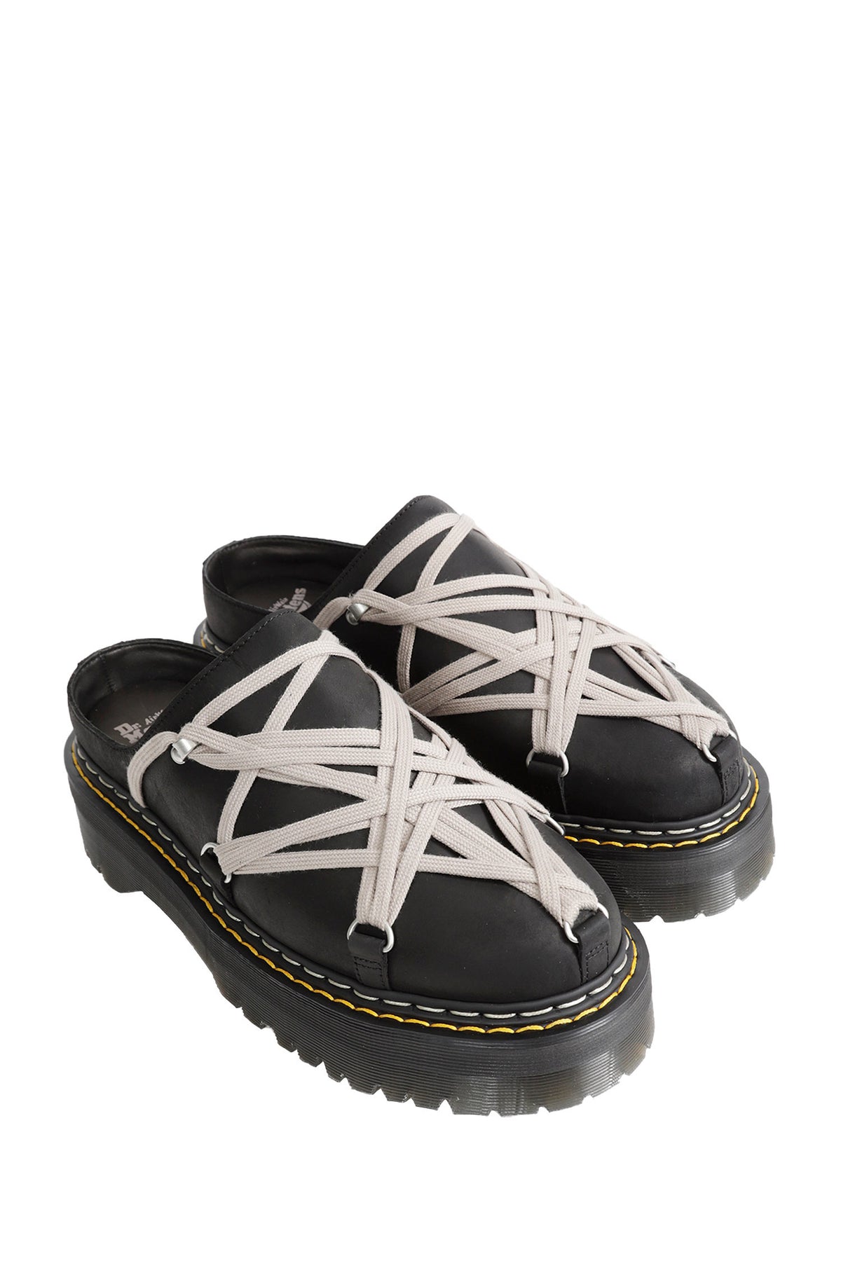 RICK OWENS Rick Owens x Dr. Martens Quad Sole Megalace Boots woman