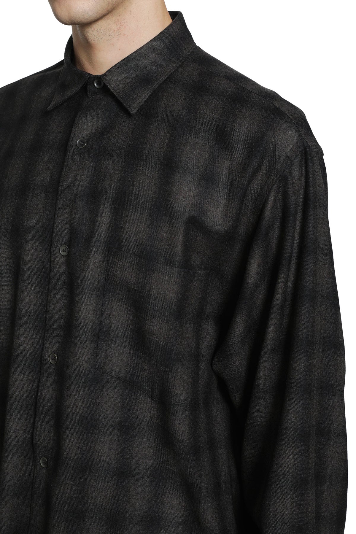 Wool Check Shirt