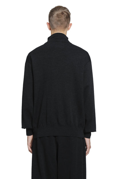 Wool Half-Zip Knit Sweater