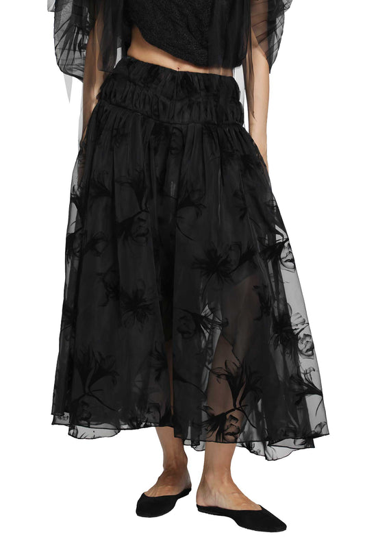 Rebecca Hazy Organza Skirt