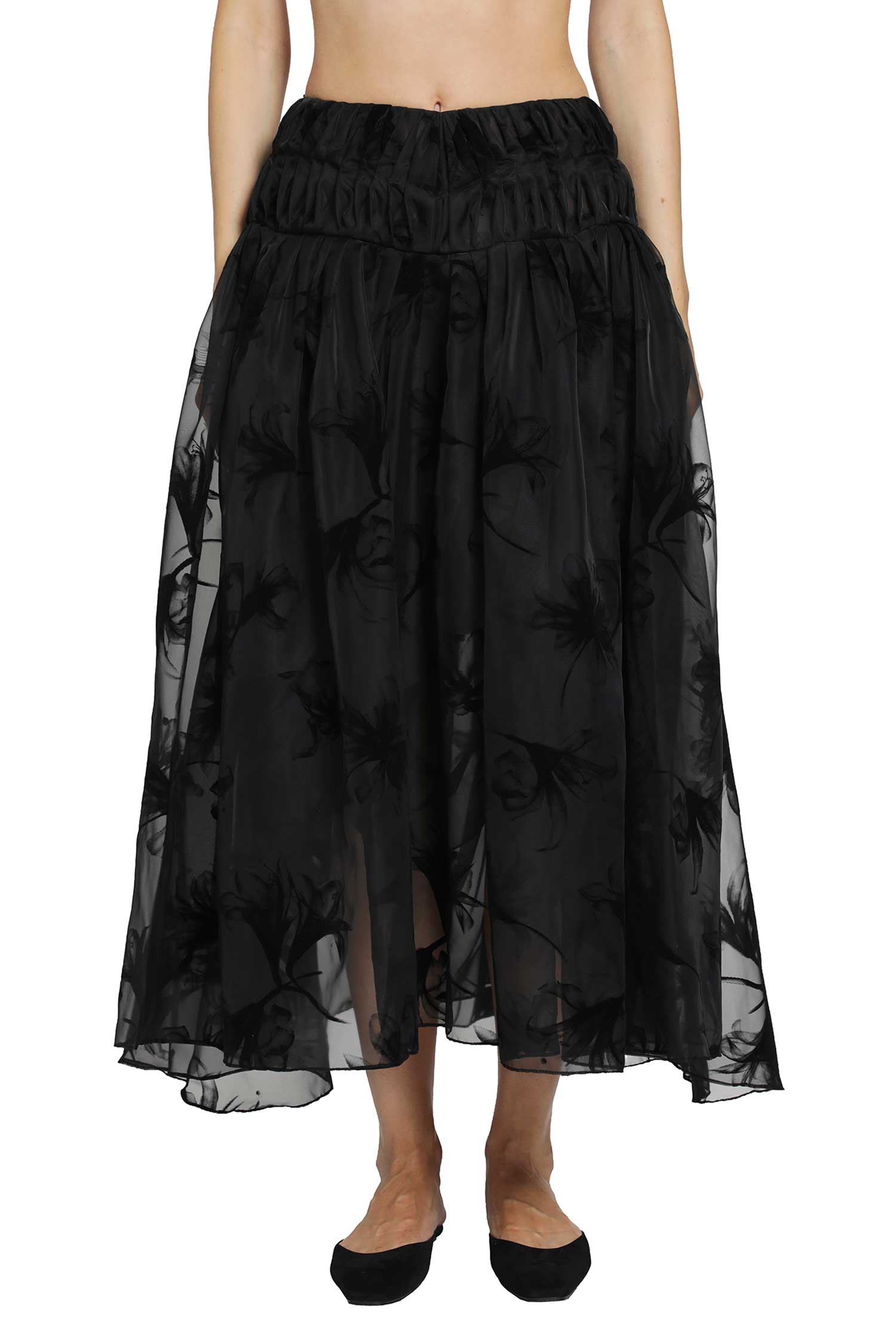 PAULINE DUJANCOURT Rebecca Hazy Organza Skirt woman