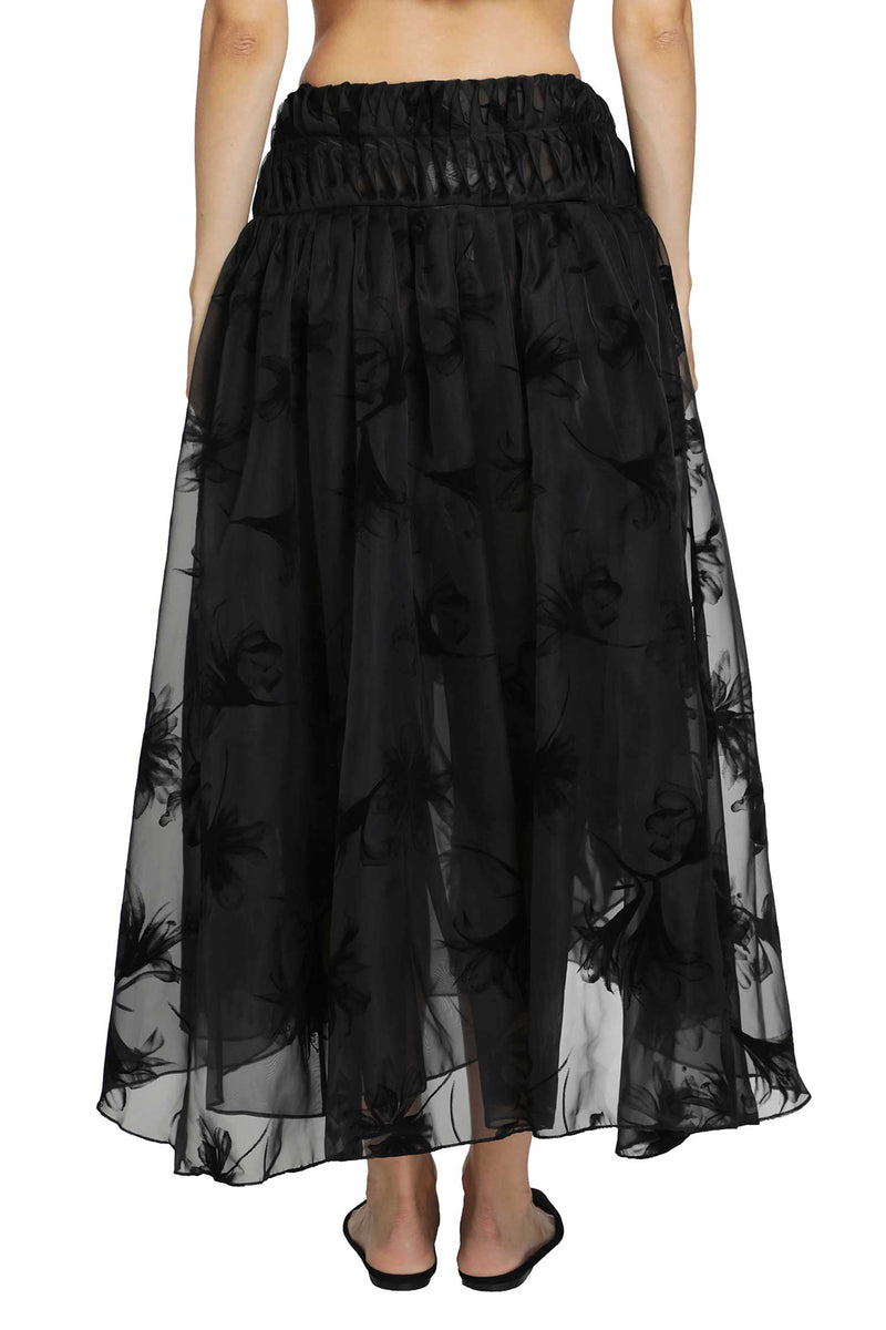 PAULINE DUJANCOURT Rebecca Hazy Organza Skirt woman