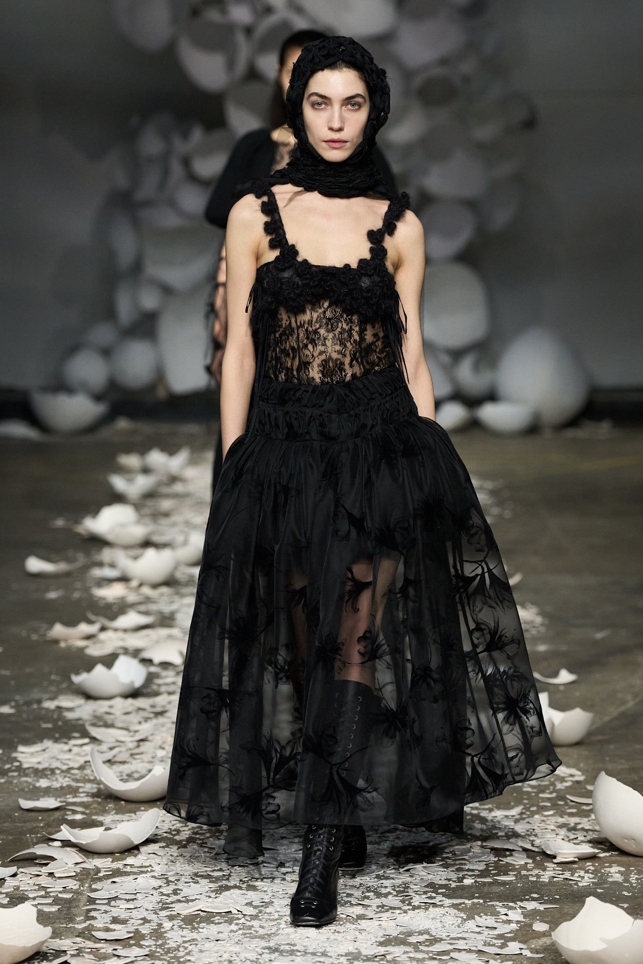 PAULINE DUJANCOURT Rebecca Hazy Organza Skirt woman