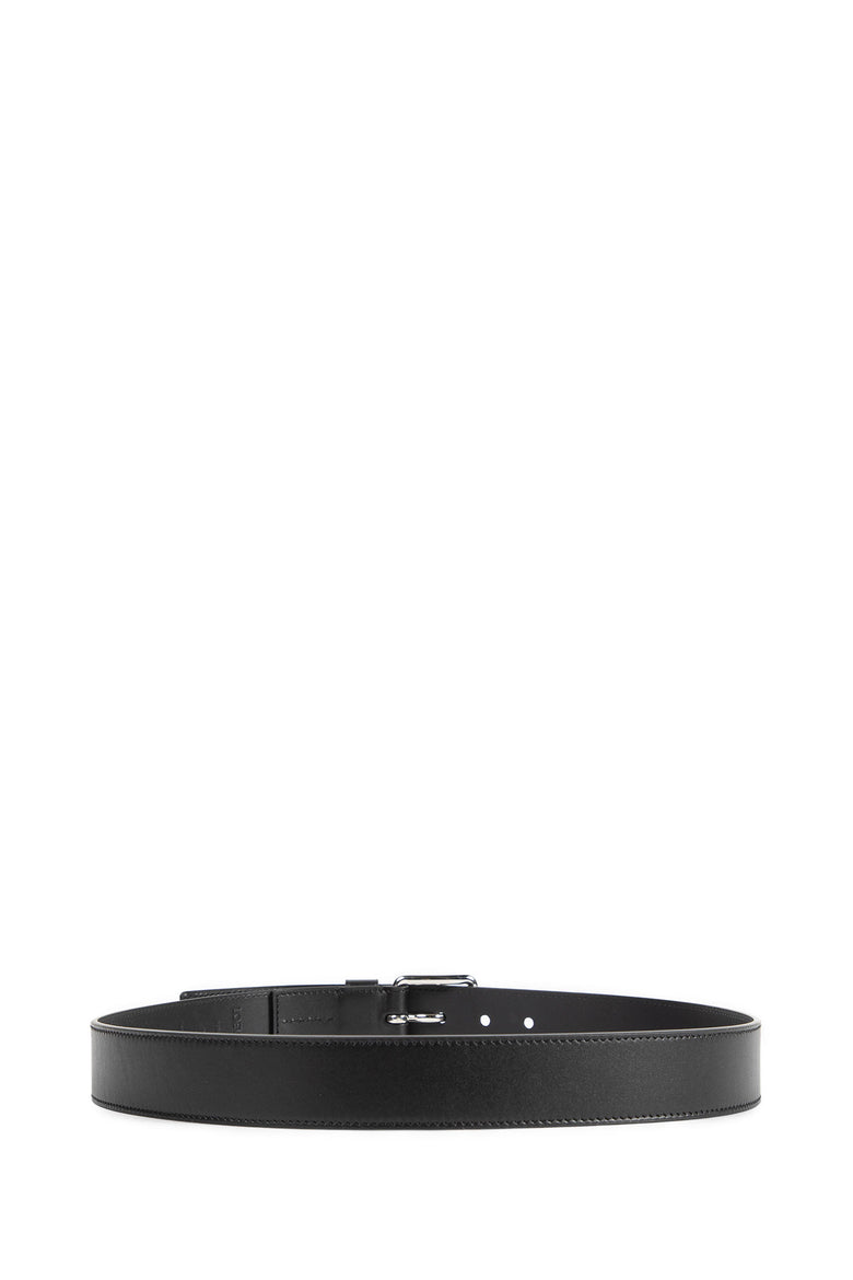 Roller Curve Belt in Shiny Sleek Calfskin