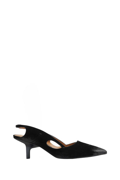 Velour Slingback Pumps
