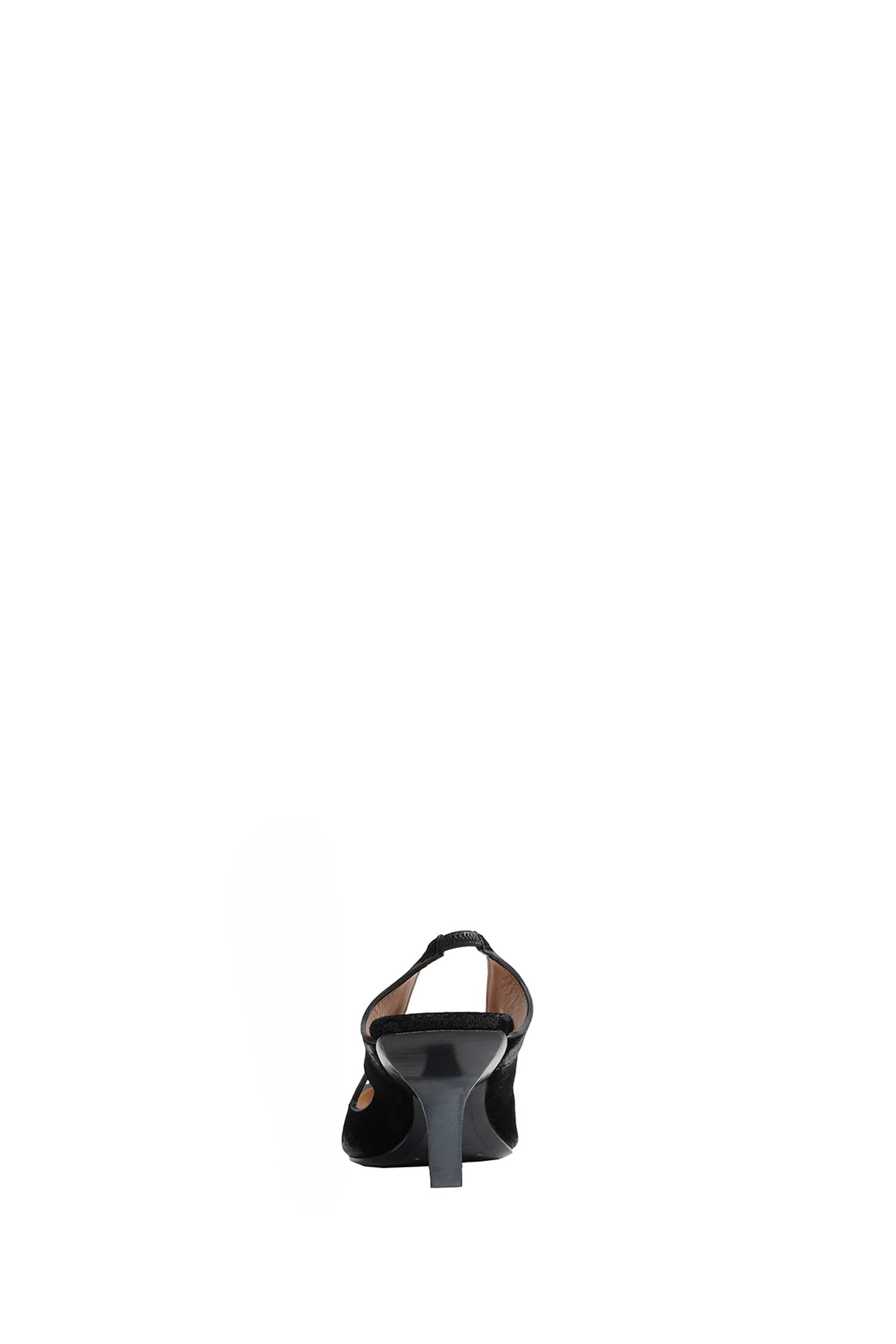CAPASA Velour Slingback Pumps woman