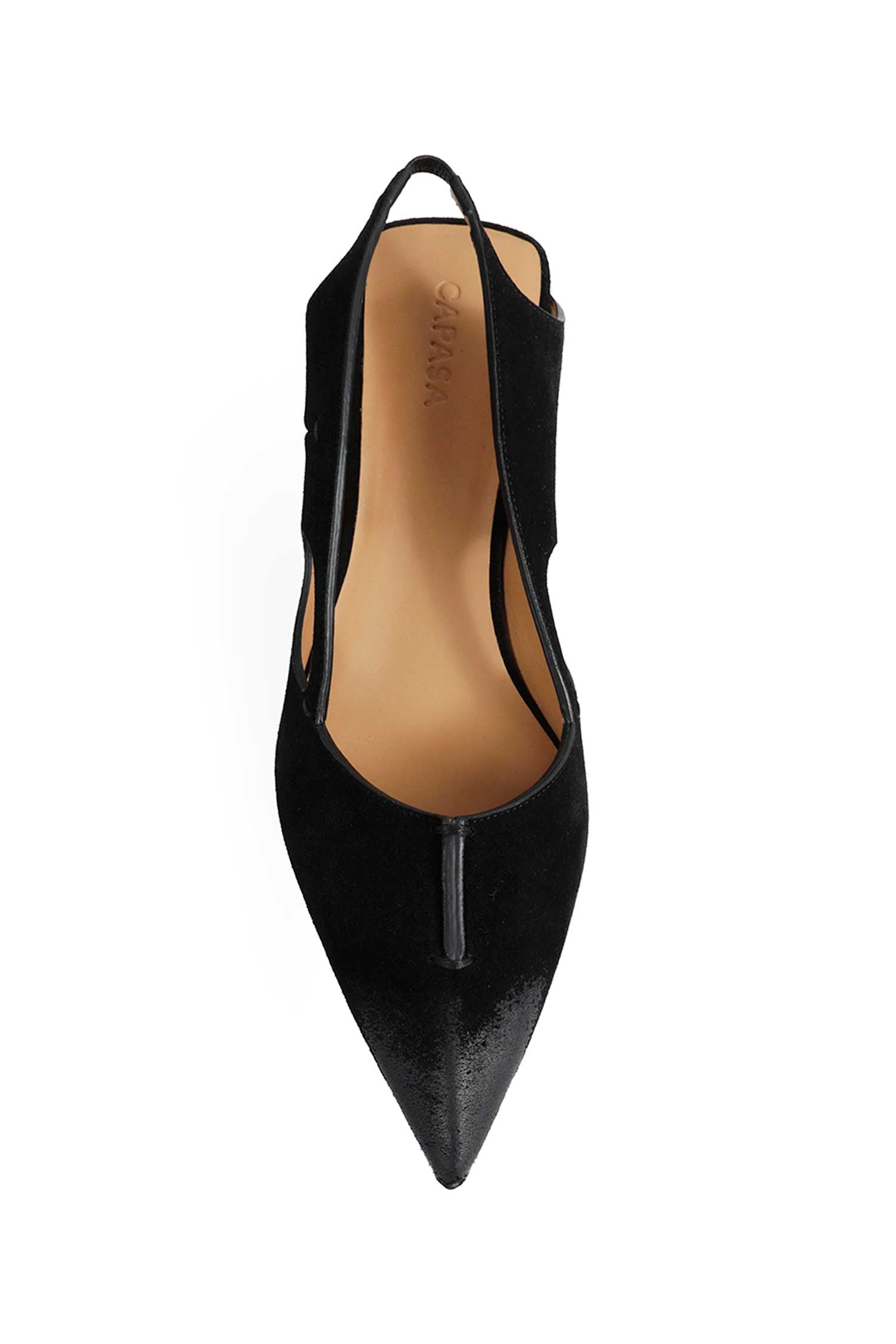 Velour Slingback Pumps