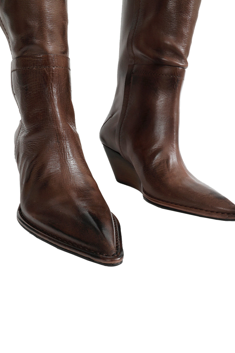 CAPASA Leather Boots woman