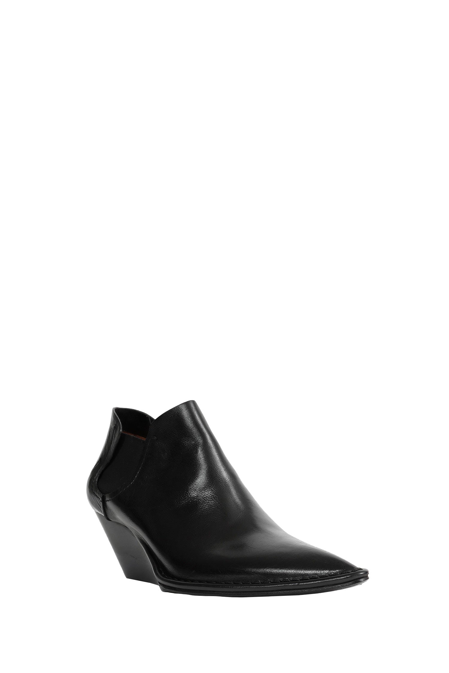 CAPASA Low-cut Leather Ankle Boots woman