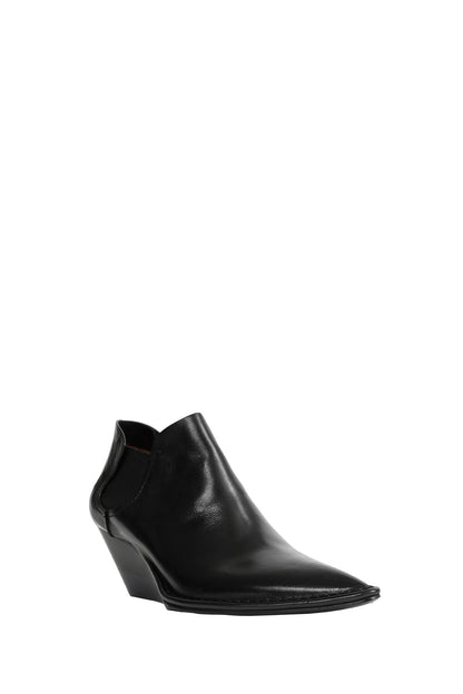 Low-cut Leather Ankle Boots