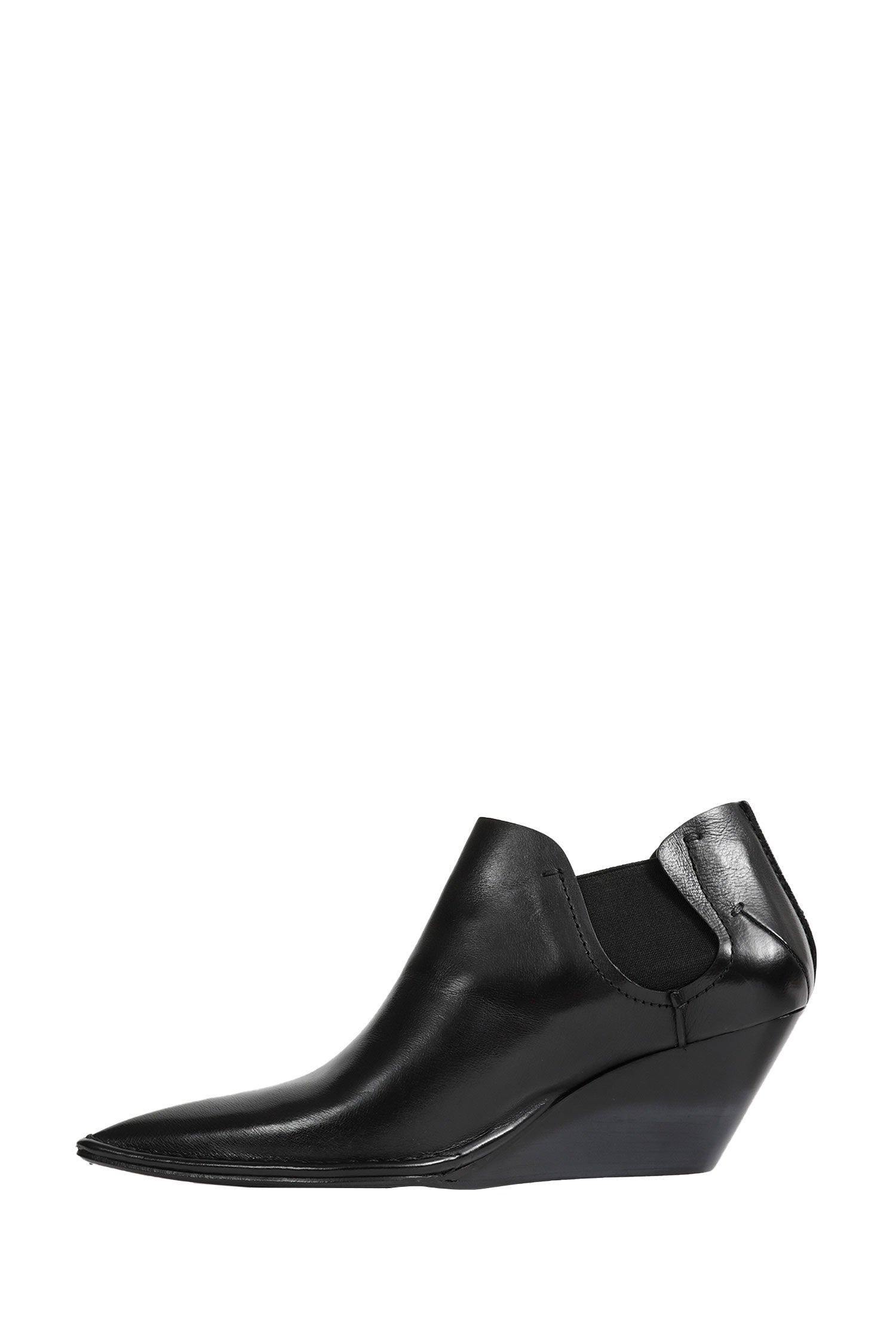 CAPASA Low-cut Leather Ankle Boots woman