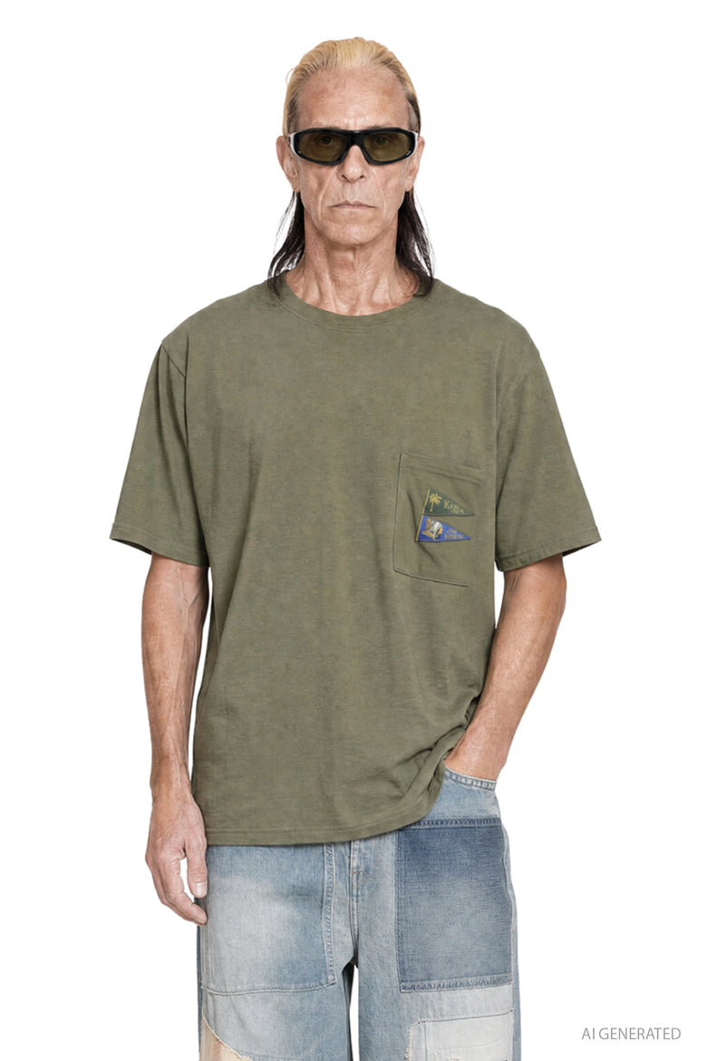 KAPITAL 20/- Jersey PENNANT T (3 Flags) man