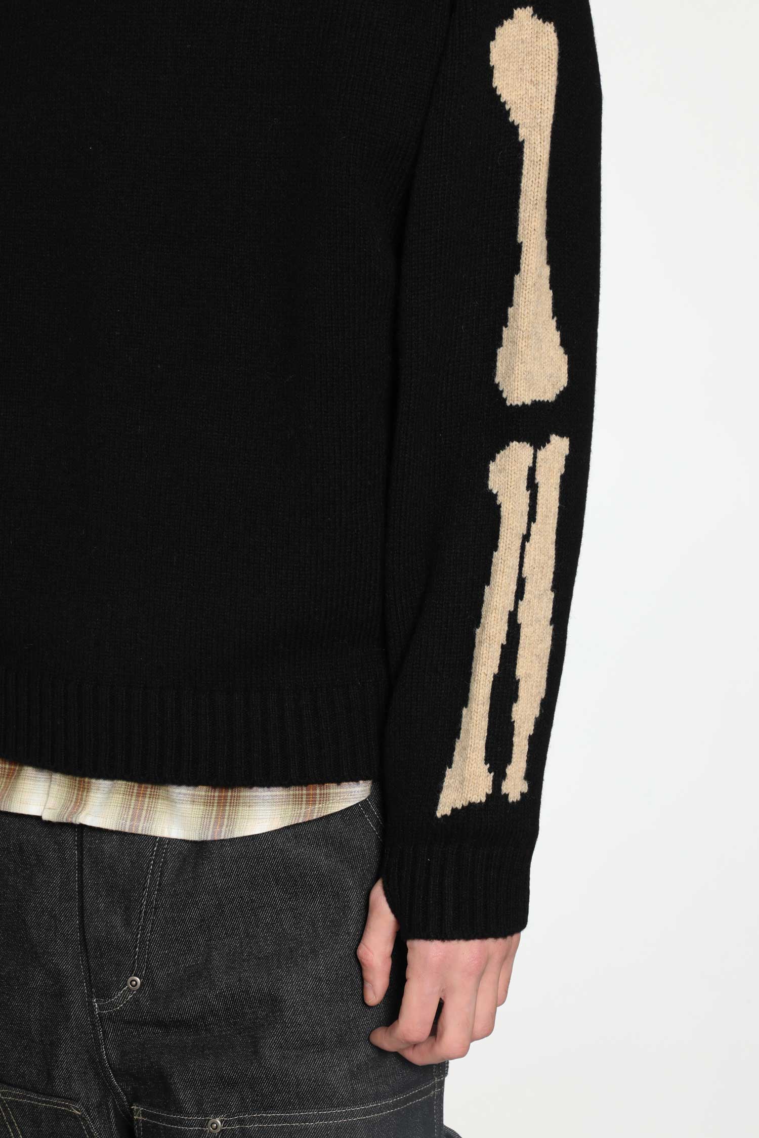 5G Wool Bone Sweater