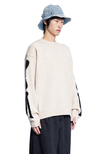 KAPITAL MAN OFF-WHITE KNITWEAR