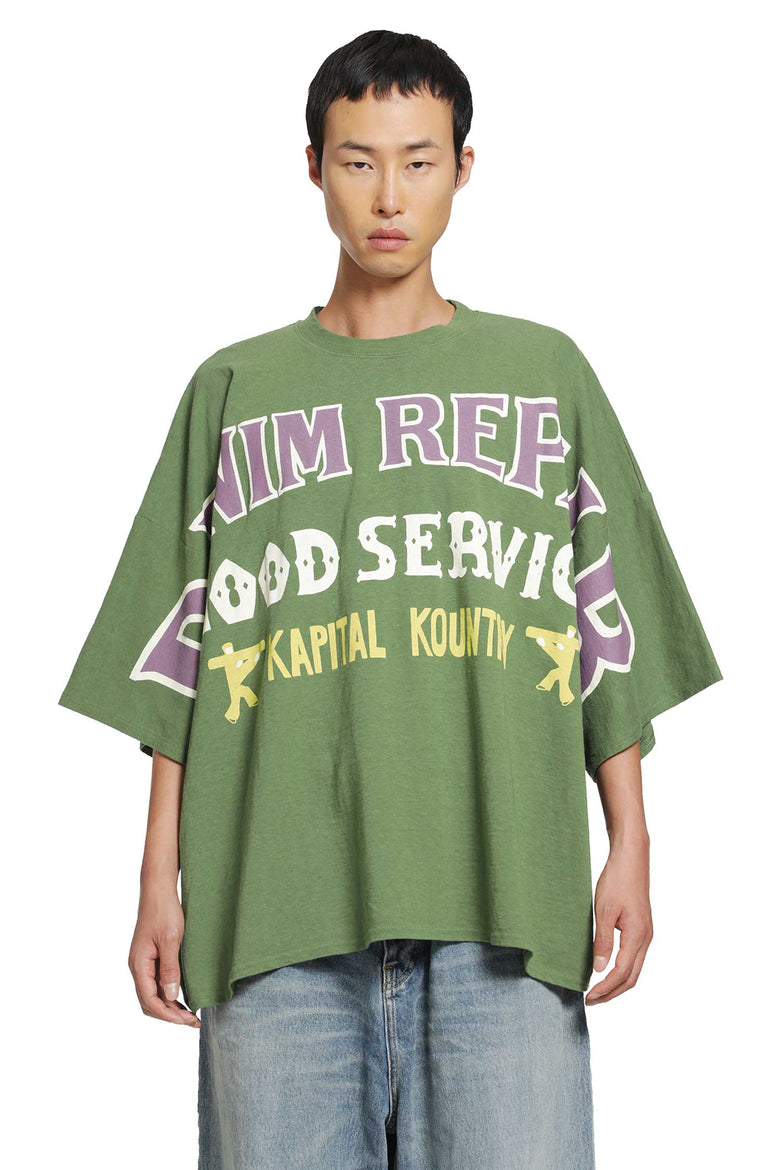 
              KAPITAL 18.5 /Jersey Huge Denim Repair T-Shirt man
            
