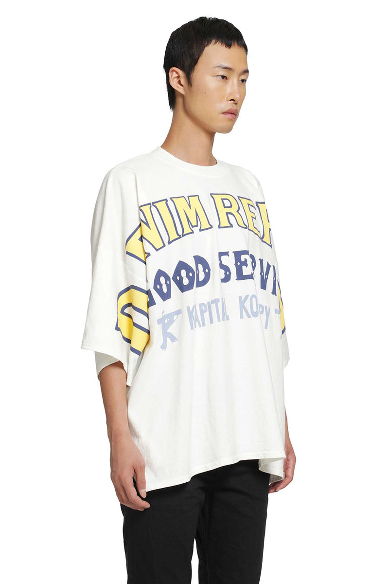 KAPITAL 18.5 /Jersey Huge Denim Repair T-Shirt man