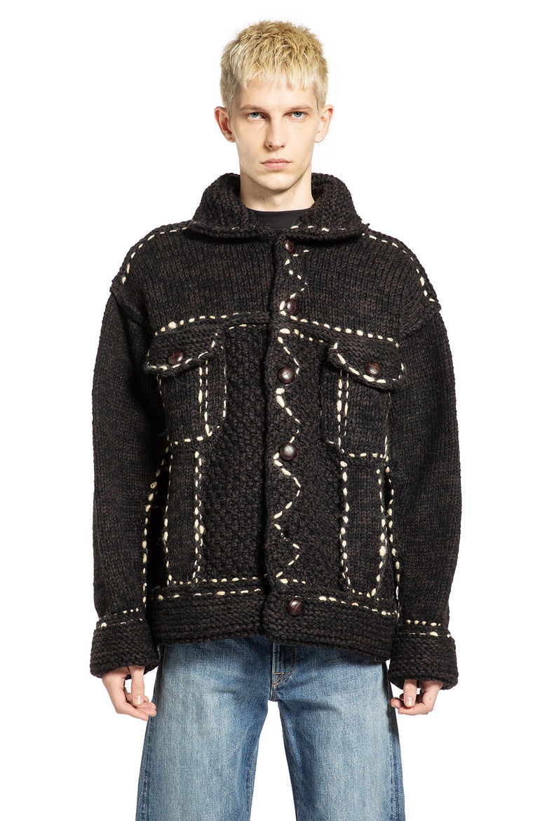 Wool Hand Knit Cowichan G-Jacket