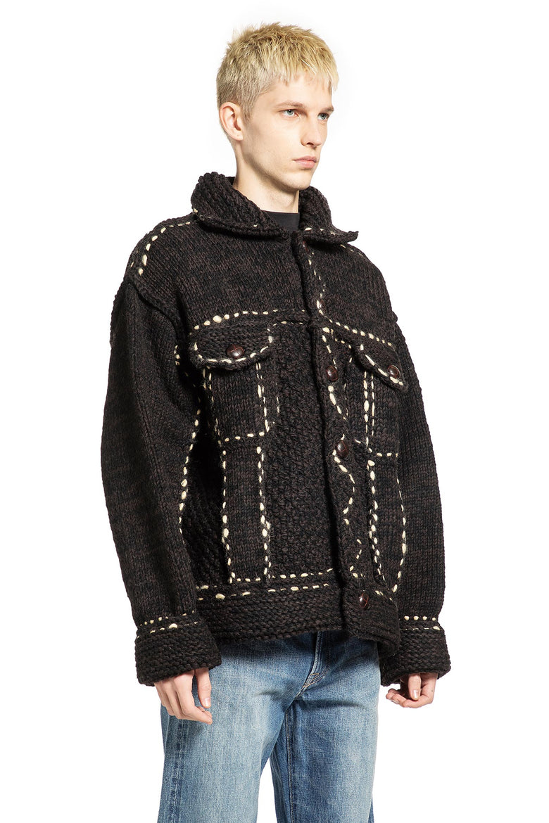 Wool Hand Knit Cowichan G-Jacket