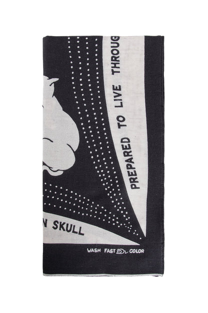 KAPITAL MAN BLACK&WHITE SCARVES